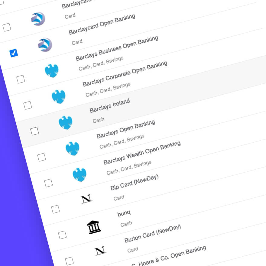 List of payment options